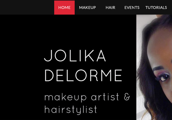 website creation hair stylist